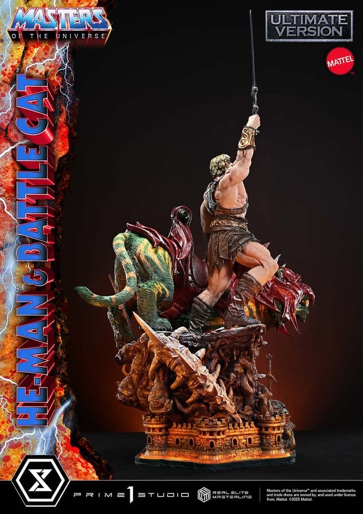[PREORDINE] Statua He-Man & Battle Cat Ultimate Version 86 cm - Masters of the Universe - Prime 1 Studio - Statue