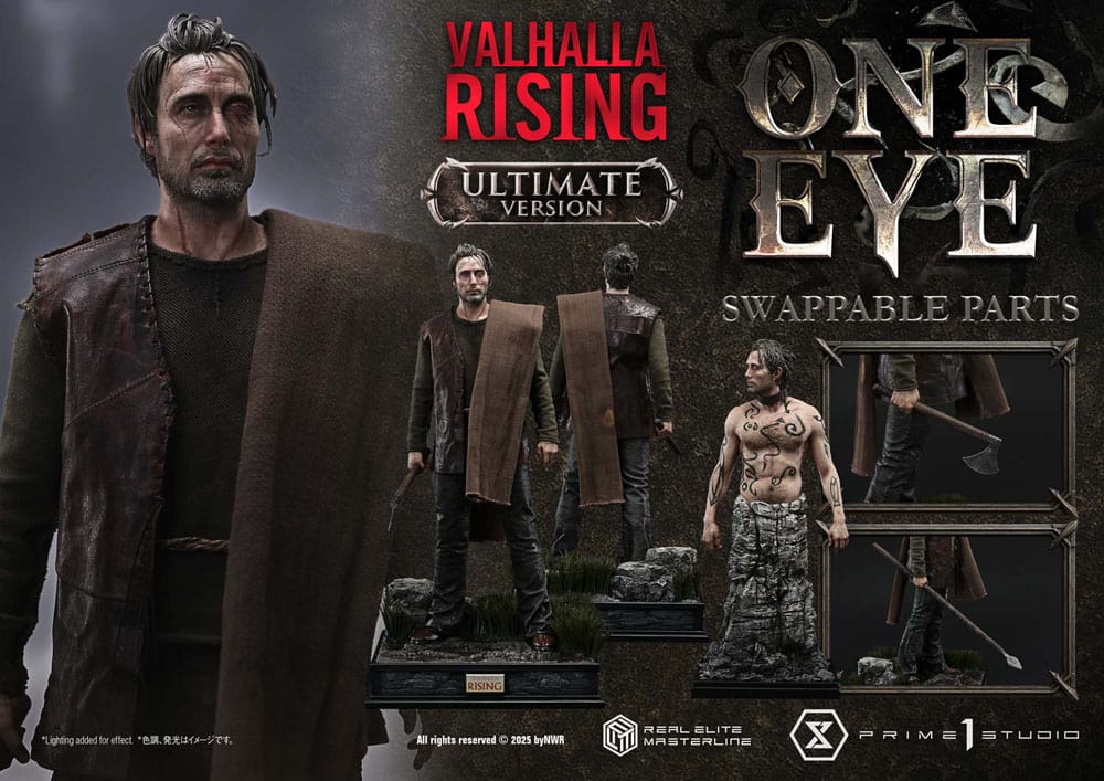 [PREORDINE] Valhalla Rising Statue Real Elite Masterline 1/4 One Eye Bonus Version 57 cm - Prime 1 Studio - Statue