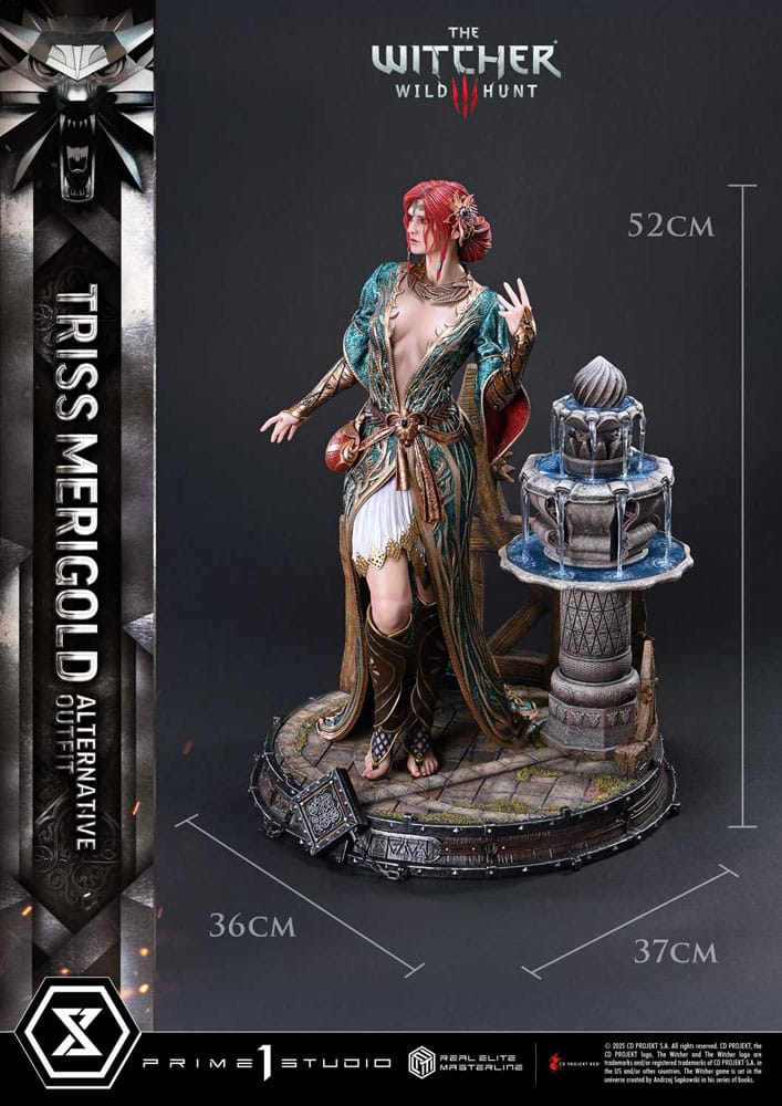 [PREORDINE] The Witcher 3: Wild Hunt Statua Real Elite Masterline 1/4 Triss Merigold 52 cm - Prime 1 Studio - Statue