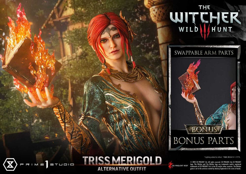 [PREORDINE] The Witcher 3: Wild Hunt Statua 1/4 Triss Merigold Bonus Version 52 cm - Prime 1 Studio - Statue