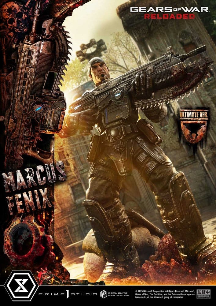 [PREORDINE] Gears of War: Reloaded Statua 1/3 Marcus Fenix Ultimate Version 97 cm - Prime 1 Studio - Statue