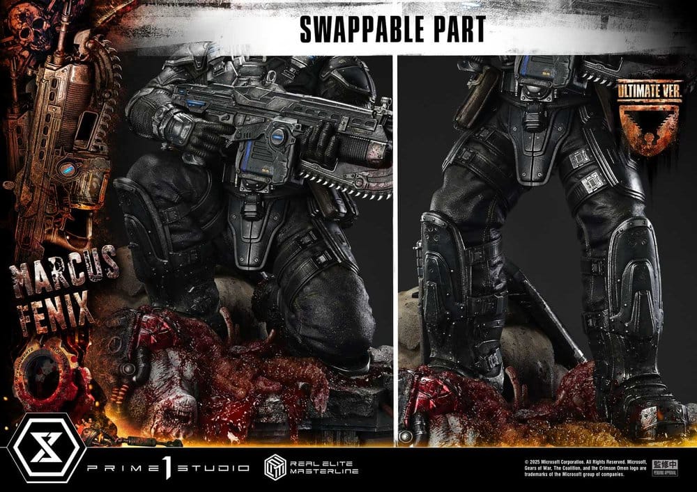 [PREORDINE] Gears of War: Reloaded Statua 1/3 Marcus Fenix Ultimate Version 97 cm - Prime 1 Studio - Statue