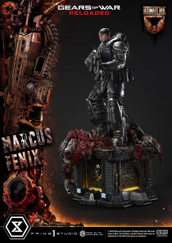 [PREORDINE] Gears of War: Reloaded Statua 1/3 Marcus Fenix Ultimate Version 97 cm - Prime 1 Studio - Statue