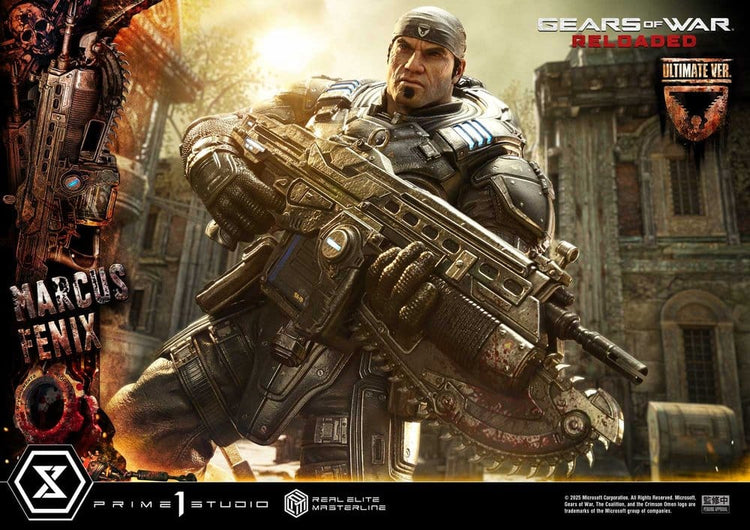 [PREORDINE] Gears of War: Reloaded Statua 1/3 Marcus Fenix Ultimate Version 97 cm - Prime 1 Studio - Statue