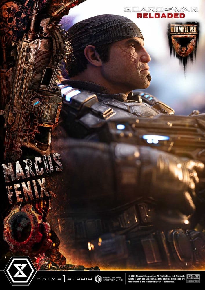 [PREORDINE] Gears of War: Reloaded Statua 1/3 Marcus Fenix Ultimate Version 97 cm - Prime 1 Studio - Statue