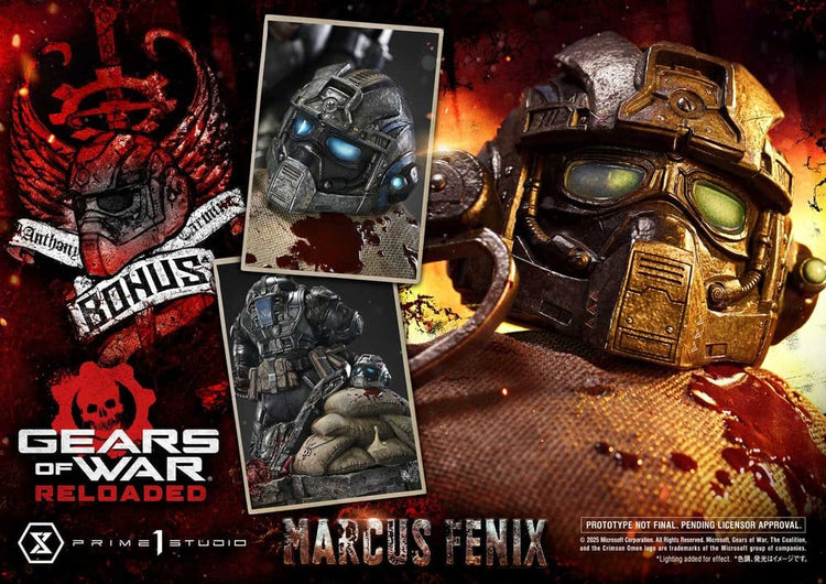 [PREORDINE] Gears of War: Marcus Fenix Ultimate Bonus Version Statua 1/3 - Prime 1 Studio - Prime 1 Studio - Statue