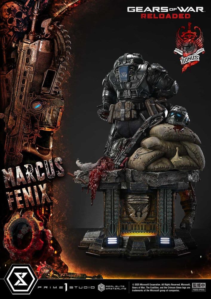 [PREORDINE] Gears of War: Marcus Fenix Ultimate Bonus Version Statua 1/3 - Prime 1 Studio - Prime 1 Studio - Statue