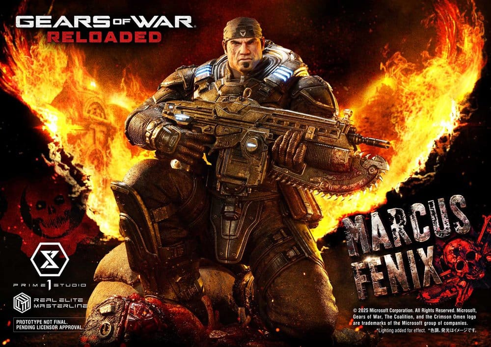 [PREORDINE] Gears of War: Marcus Fenix Ultimate Bonus Version Statua 1/3 - Prime 1 Studio - Prime 1 Studio - Statue