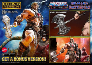 [PREORDINE] Statua Masters of the Universe He-Man & Battle Cat Ultimate Bonus Version 86 cm - Prime 1 Studio - Statue