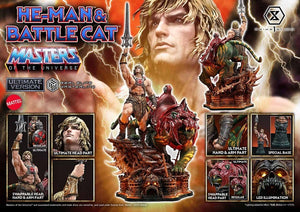 [PREORDINE] Statua Masters of the Universe He-Man & Battle Cat Ultimate Bonus Version 86 cm - Prime 1 Studio - Statue