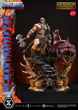 [PREORDINE] Statua Masters of the Universe He-Man & Battle Cat Ultimate Bonus Version 86 cm - Prime 1 Studio - Statue