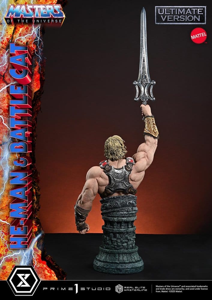 [PREORDINE] Statua Masters of the Universe He-Man & Battle Cat Ultimate Bonus Version 86 cm - Prime 1 Studio - Statue