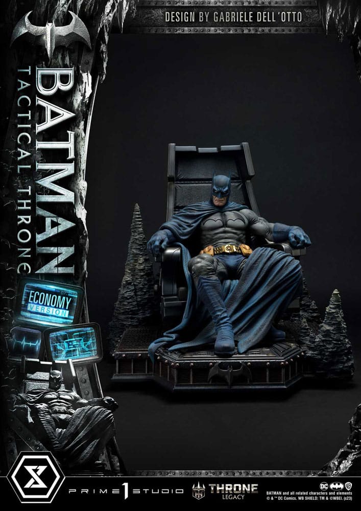 [PREORDINE] Statua DC Comics Batman Tactical Throne Economy Version 1/3 - 46 cm - Prime 1 Studio - Statue