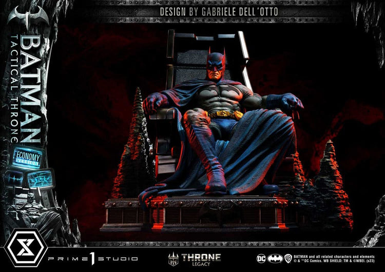 [PREORDINE] Statua DC Comics Batman Tactical Throne Economy Version 1/3 - 46 cm - Prime 1 Studio - Statue