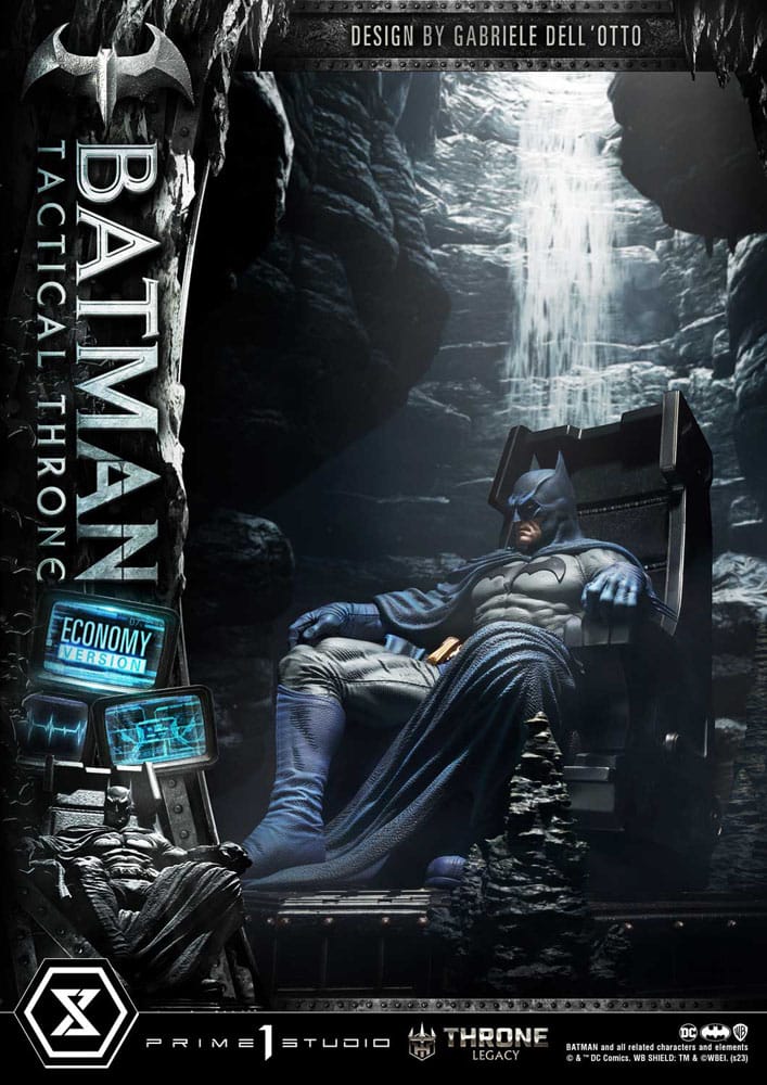 [PREORDINE] Statua DC Comics Batman Tactical Throne Economy Version 1/3 - 46 cm - Prime 1 Studio - Statue