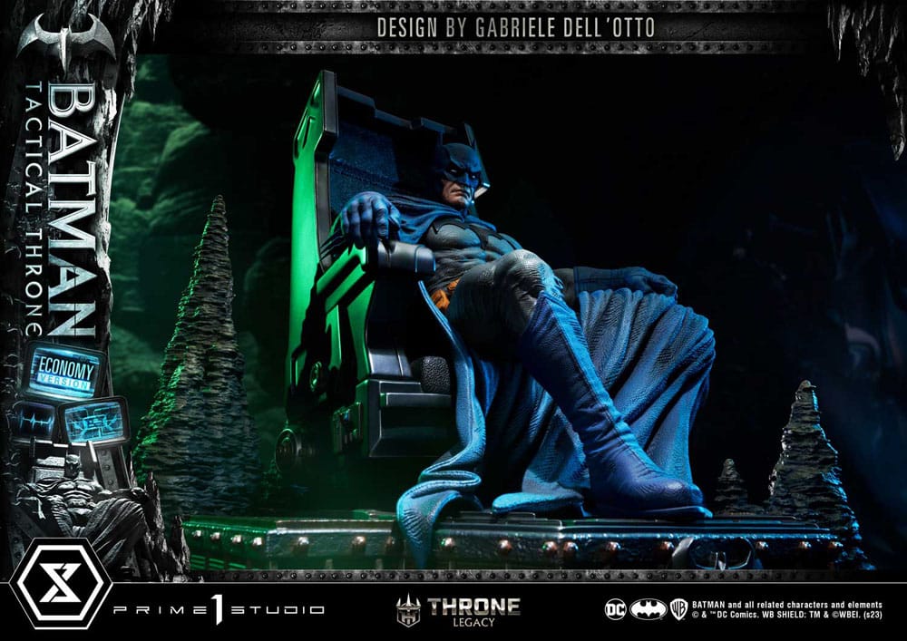 [PREORDINE] Statua DC Comics Batman Tactical Throne Economy Version 1/3 - 46 cm - Prime 1 Studio - Statue