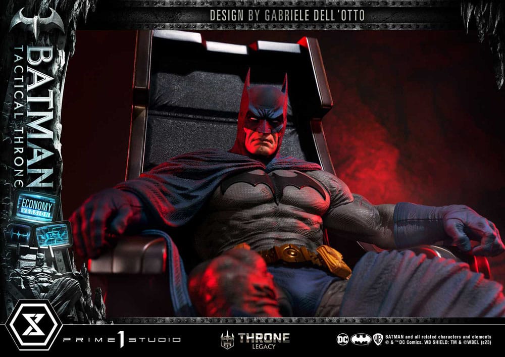 [PREORDINE] Statua DC Comics Batman Tactical Throne Economy Version 1/3 - 46 cm - Prime 1 Studio - Statue