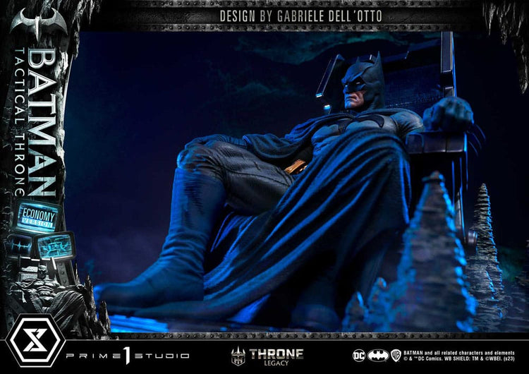 [PREORDINE] Statua DC Comics Batman Tactical Throne Economy Version 1/3 - 46 cm - Prime 1 Studio - Statue
