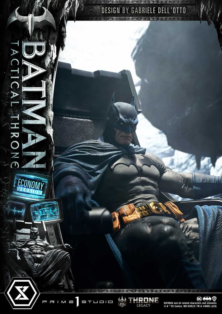[PREORDINE] Statua DC Comics Batman Tactical Throne Economy Version 1/3 - 46 cm - Prime 1 Studio - Statue
