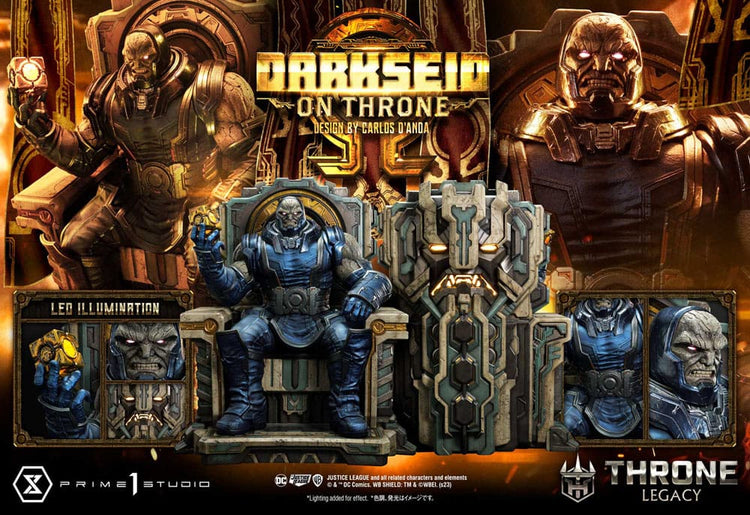[PREORDINE] Statua 1/4 Justice League Darkseid sul Trono Design by Carlos D'Anda - Prime 1 Studio - Prime 1 Studio - Statue