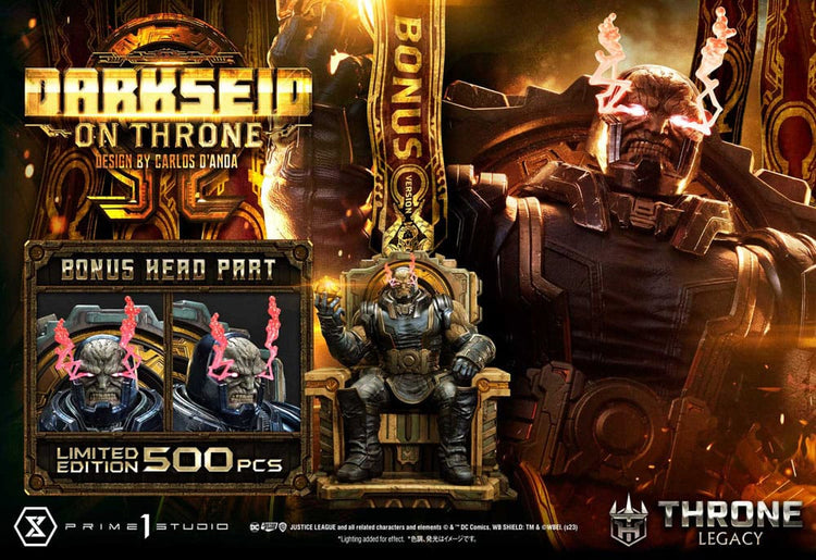 [PREORDINE] Statua Justice League Darkseid on Throne Deluxe Bonus Version 65 cm - Prime 1 Studio - Statue