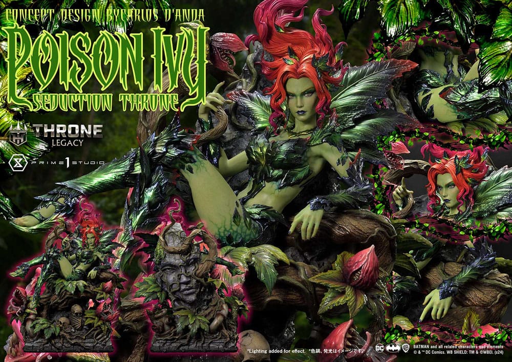 [PREORDINE] Statua DC Comics Throne Legacy Collection 1/4 Batman Poison Ivy Seduction Throne 55 cm - Prime 1 Studio - Statue