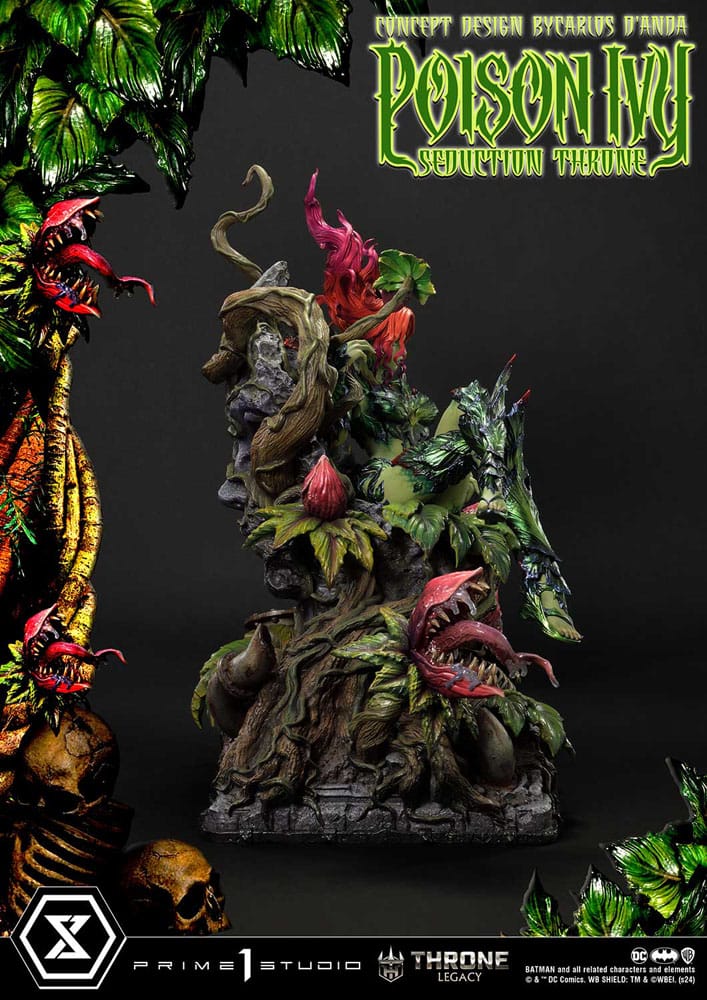 [PREORDINE] Statua DC Comics Throne Legacy Collection 1/4 Batman Poison Ivy Seduction Throne 55 cm - Prime 1 Studio - Statue