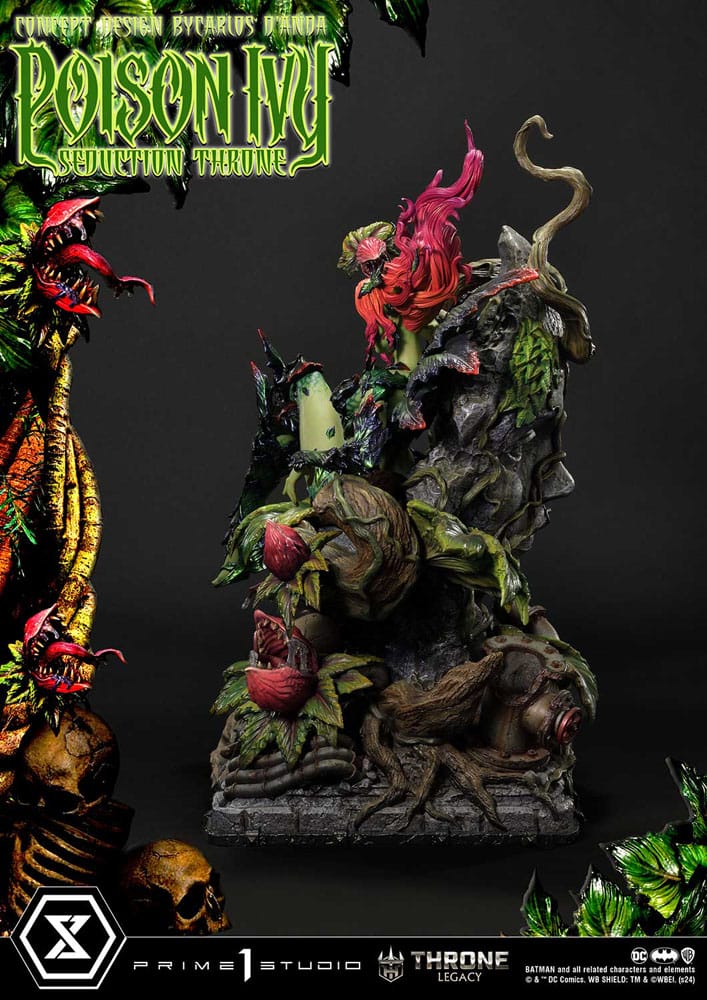 [PREORDINE] Statua DC Comics Throne Legacy Collection 1/4 Batman Poison Ivy Seduction Throne 55 cm - Prime 1 Studio - Statue