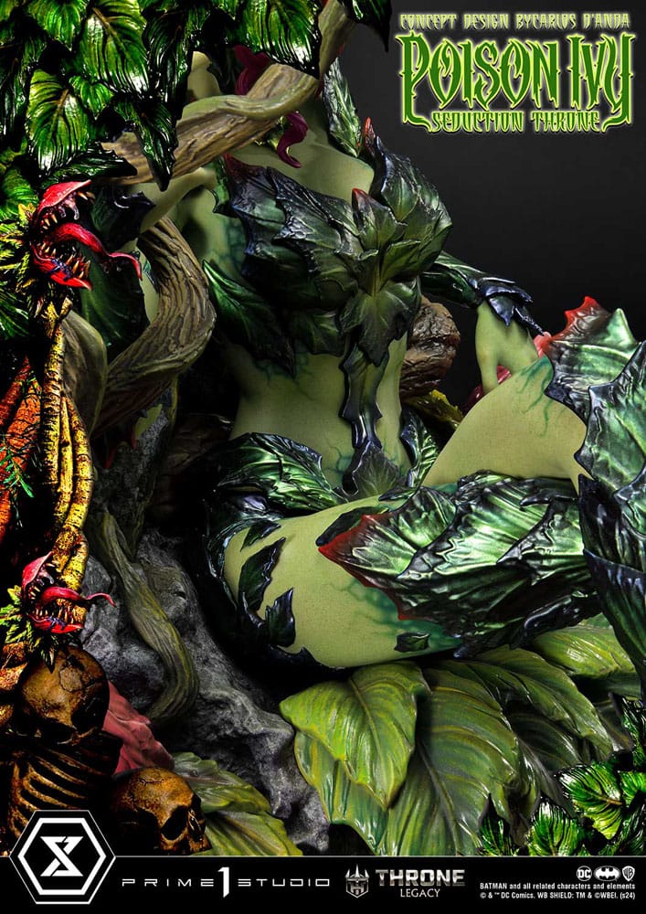 [PREORDINE] Statua DC Comics Throne Legacy Collection 1/4 Batman Poison Ivy Seduction Throne 55 cm - Prime 1 Studio - Statue