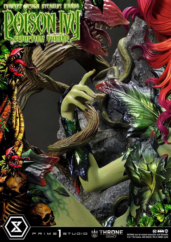 [PREORDINE] Statua DC Comics Throne Legacy Collection 1/4 Batman Poison Ivy Seduction Throne 55 cm - Prime 1 Studio - Statue