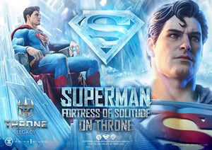 [PREORDINE] Statua DC Comics Superman Fortress of Solitude on Throne 1/4 (Design Gabriele Dell'Otto) 52 cm - Prime 1 Studio - Statue