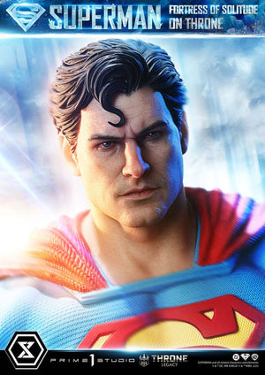 [PREORDINE] Statua DC Comics Superman Fortress of Solitude on Throne 1/4 (Design Gabriele Dell'Otto) 52 cm - Prime 1 Studio - Statue
