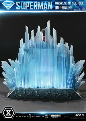[PREORDINE] Statua DC Comics Superman Fortress of Solitude on Throne 1/4 (Design Gabriele Dell'Otto) 52 cm - Prime 1 Studio - Statue