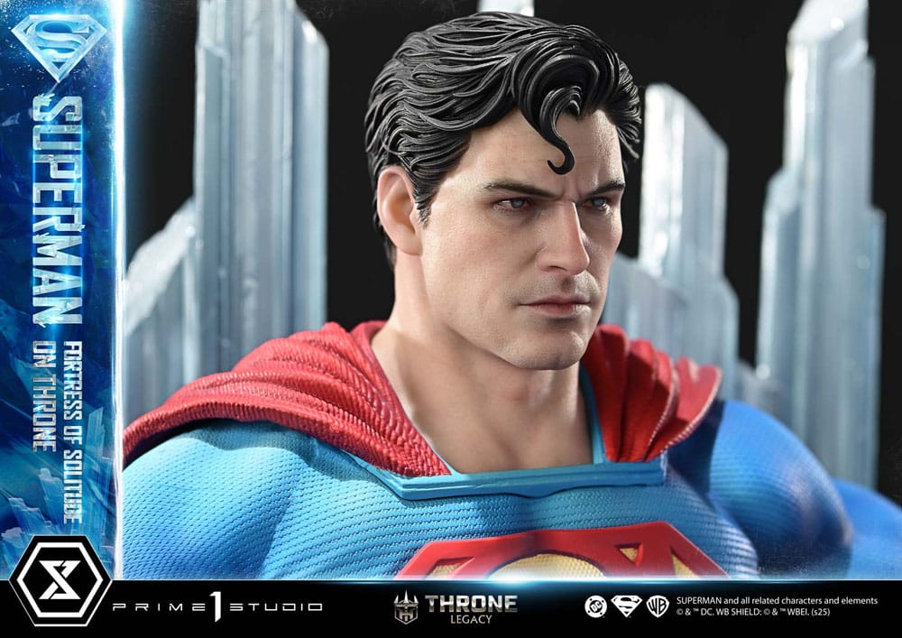 [PREORDINE] Statua DC Comics Superman Fortress of Solitude on Throne 1/4 (Design Gabriele Dell'Otto) 52 cm - Prime 1 Studio - Statue