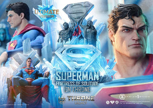 [PREORDINE] Statua DC Comics Superman Fortress of Solitude on Throne 1/4 Ultimate Version 52 cm - Prime 1 Studio - Statue