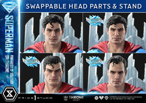 [PREORDINE] Statua DC Comics Superman Fortress of Solitude on Throne 1/4 Ultimate Version 52 cm - Prime 1 Studio - Statue