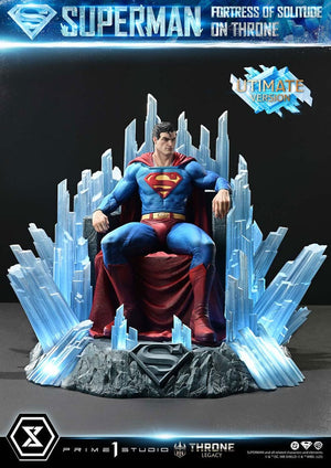 [PREORDINE] Statua DC Comics Throne Legacy Collection 1/4 Superman Fortress of Solitude on Throne (Design by Gabriele Dell'Otto) Ultimate Bonus Version - Prime 1 Studio - Statue