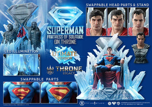 [PREORDINE] Statua DC Comics Throne Legacy Collection 1/4 Superman Fortress of Solitude on Throne (Design by Gabriele Dell'Otto) Ultimate Bonus Version - Prime 1 Studio - Statue