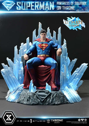 [PREORDINE] Statua DC Comics Throne Legacy Collection 1/4 Superman Fortress of Solitude on Throne (Design by Gabriele Dell'Otto) Ultimate Bonus Version - Prime 1 Studio - Statue