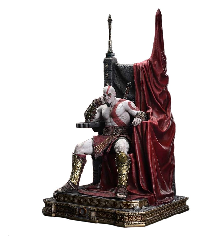 [PREORDINE] Statua God of War Ragnarok - Young Kratos sul Trono 1/3 - 91 cm - Prime 1 Studio - Statue