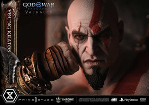 [PREORDINE] Statua God of War Ragnarok - Young Kratos sul Trono 1/3 - 91 cm - Prime 1 Studio - Statue