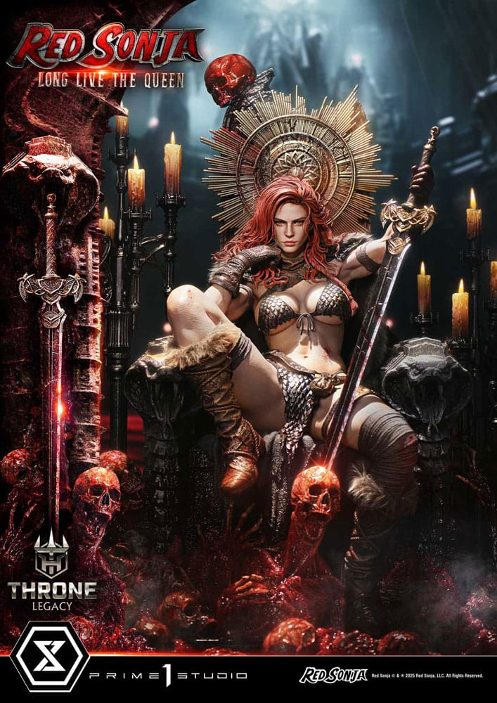 [PREORDINE] Statua Red Sonja Throne Legacy Collection 1/3 - 77 cm - Prime 1 Studio - Statue