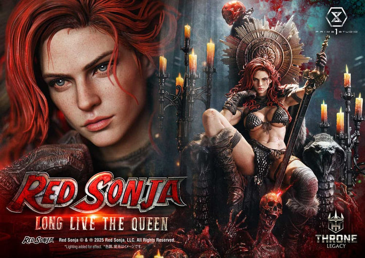 [PREORDINE] Statua Red Sonja Throne Legacy Collection 1/3 - 77 cm - Prime 1 Studio - Statue