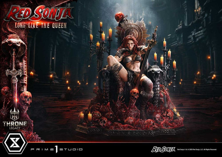 [PREORDINE] Statua Red Sonja Throne Legacy Collection 1/3 - 77 cm - Prime 1 Studio - Statue