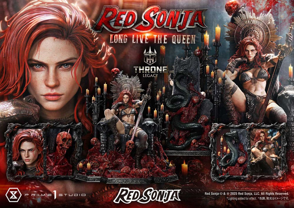 [PREORDINE] Statua Red Sonja Throne Legacy Collection 1/3 - 77 cm - Prime 1 Studio - Statue