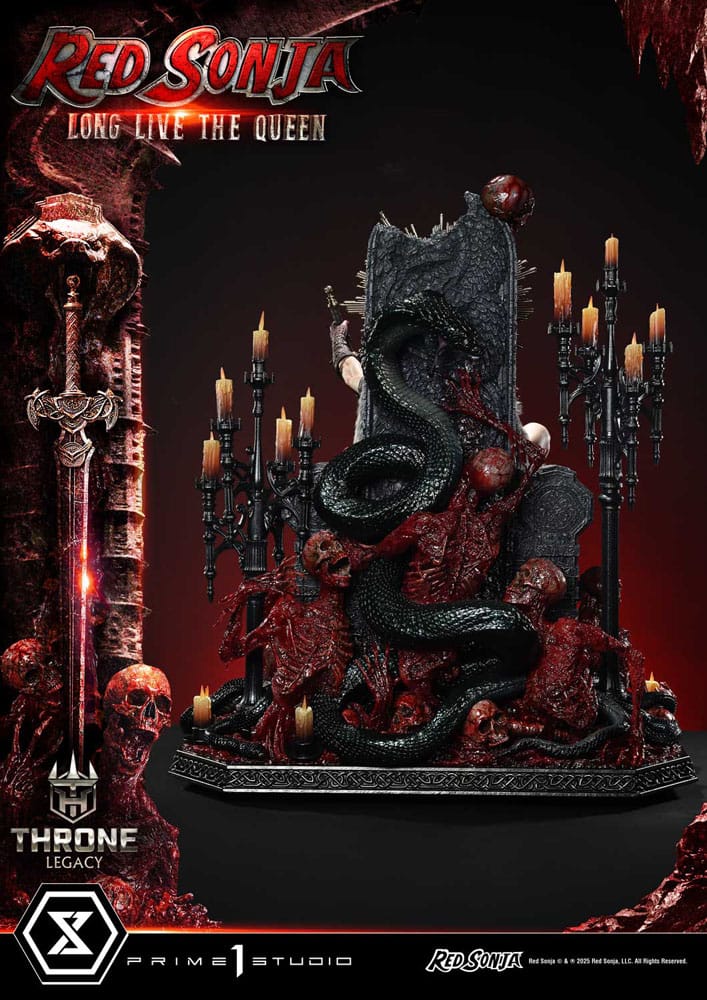[PREORDINE] Statua Red Sonja Throne Legacy Collection 1/3 - 77 cm - Prime 1 Studio - Statue