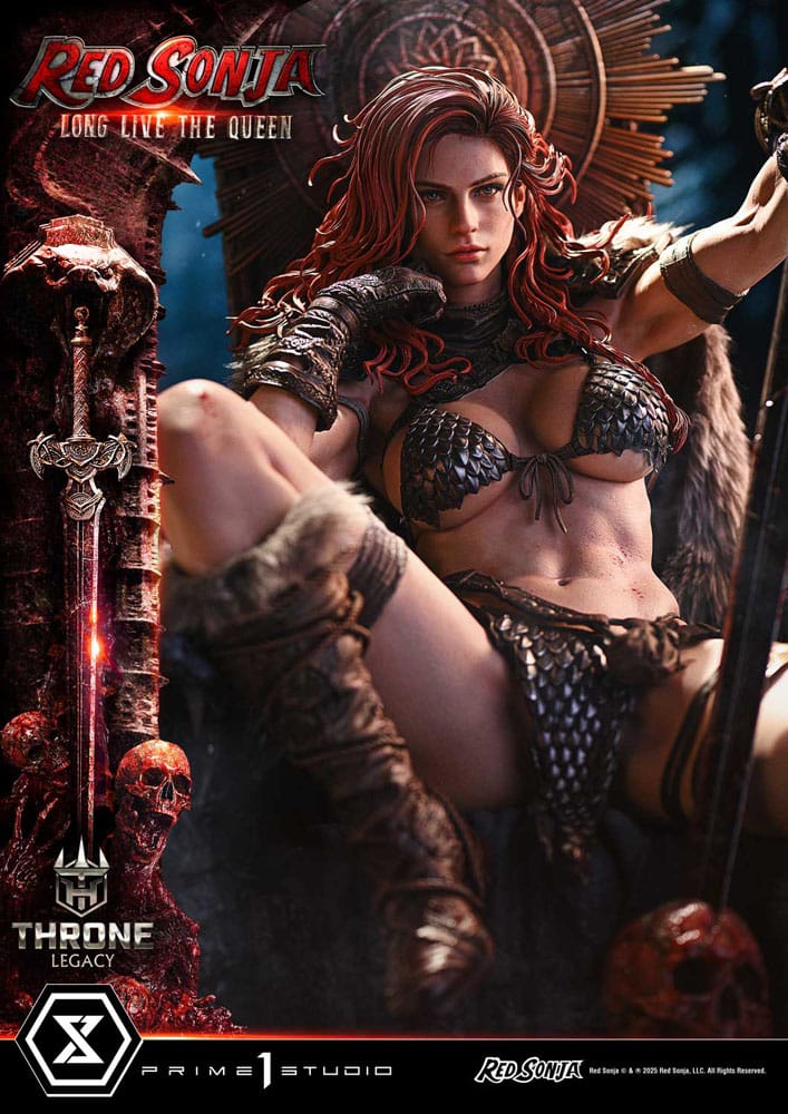 [PREORDINE] Statua Red Sonja Throne Legacy Collection 1/3 - 77 cm - Prime 1 Studio - Statue