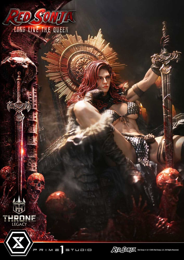 [PREORDINE] Statua Red Sonja Throne Legacy Collection 1/3 - 77 cm - Prime 1 Studio - Statue