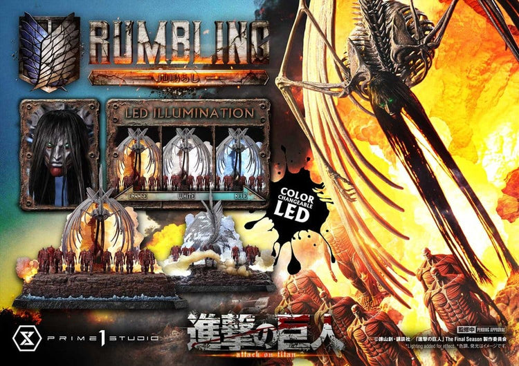 [PREORDINE] Statua Attack on Titan: The Rumbling Ultimate Diorama Masterline 64 cm - Prime 1 Studio - Statue