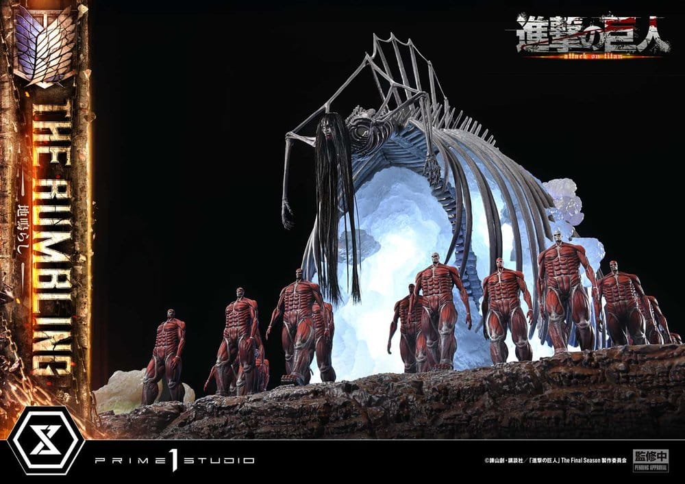 [PREORDINE] Statua Attack on Titan: The Rumbling Ultimate Diorama Masterline 64 cm - Prime 1 Studio - Statue